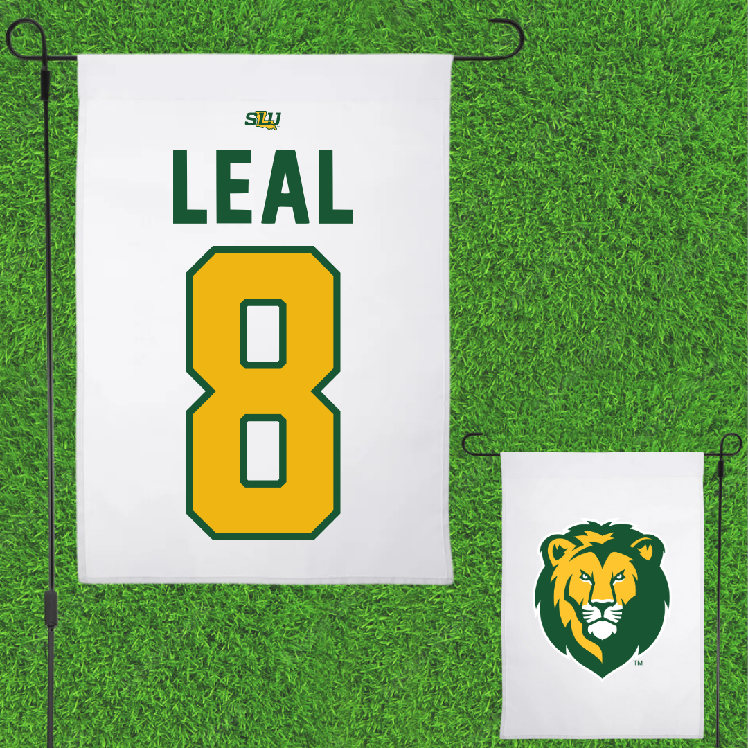 Southeastern Louisiana University Softball White Garden Flag - #8 Maddie Leal