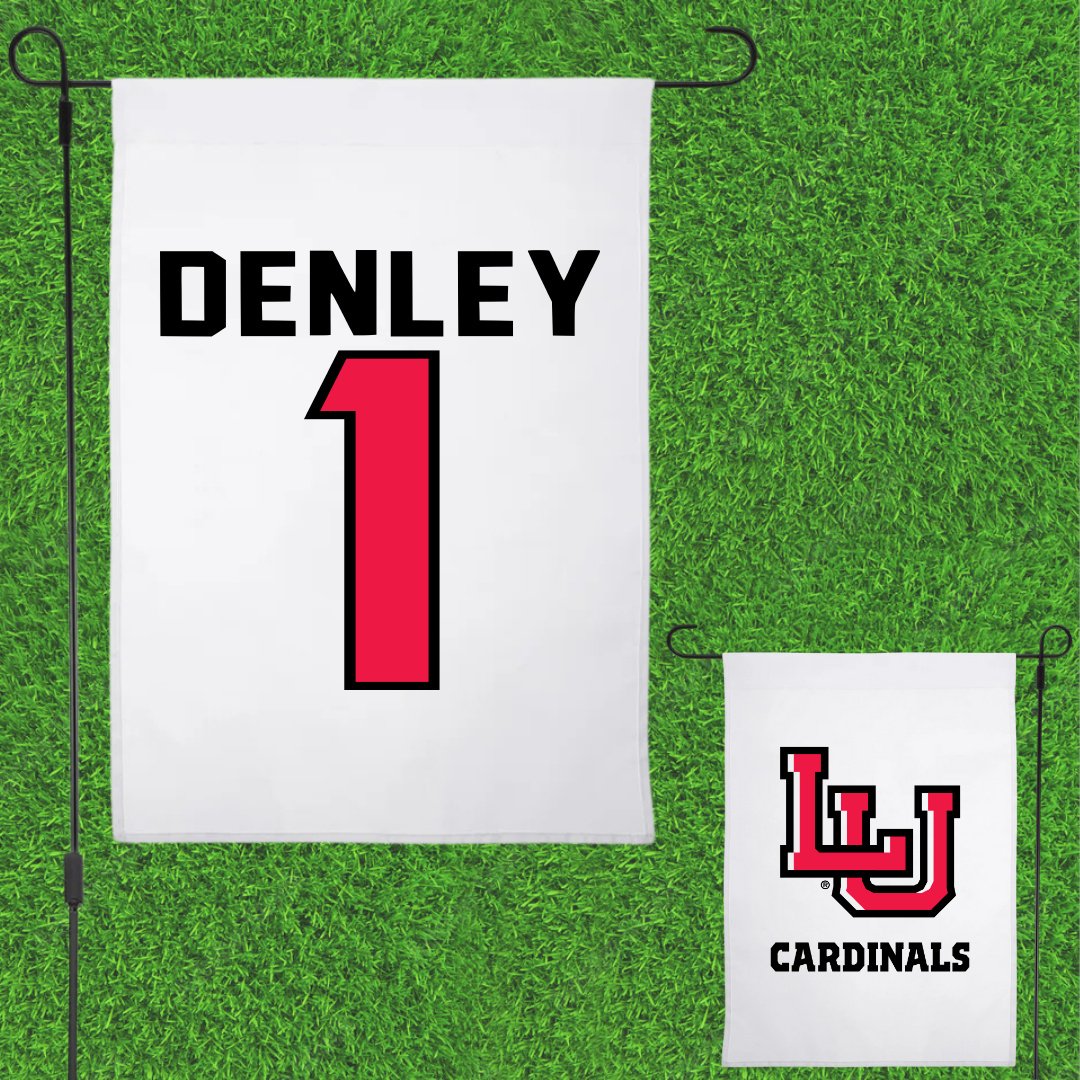 Lamar University Basketball White Garden Flag - #1 Jacei Denley