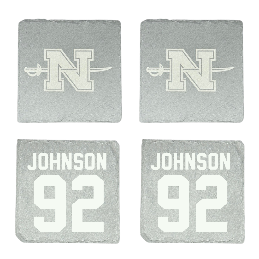 Nicholls State University Football Stone Coaster (4 Pack)  - #92 Joshua Johnson