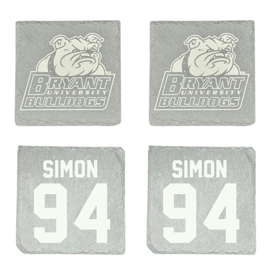 Bryant University Football Stone Coaster (4 Pack)  - #94 Jailynn Simon
