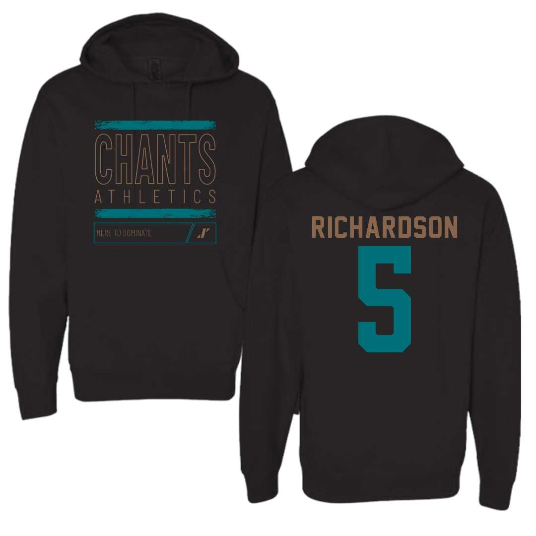 Coastal Carolina University Basketball Black Dominate Hoodie - #5 Deaja Richardson