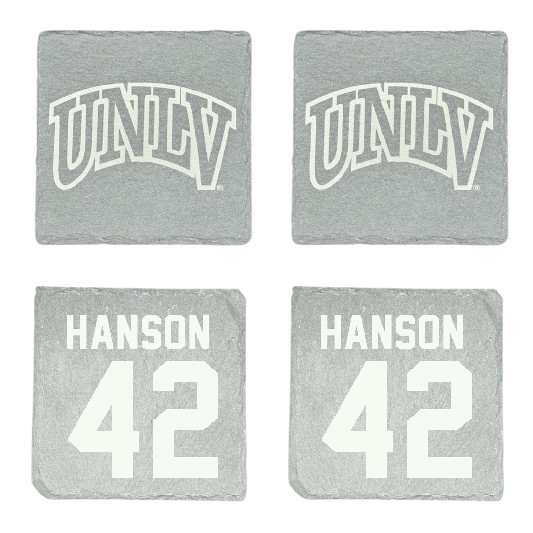 University of Nevada-Las Vegas Baseball Stone Coaster (4 Pack)  - #42 Jordan Hanson