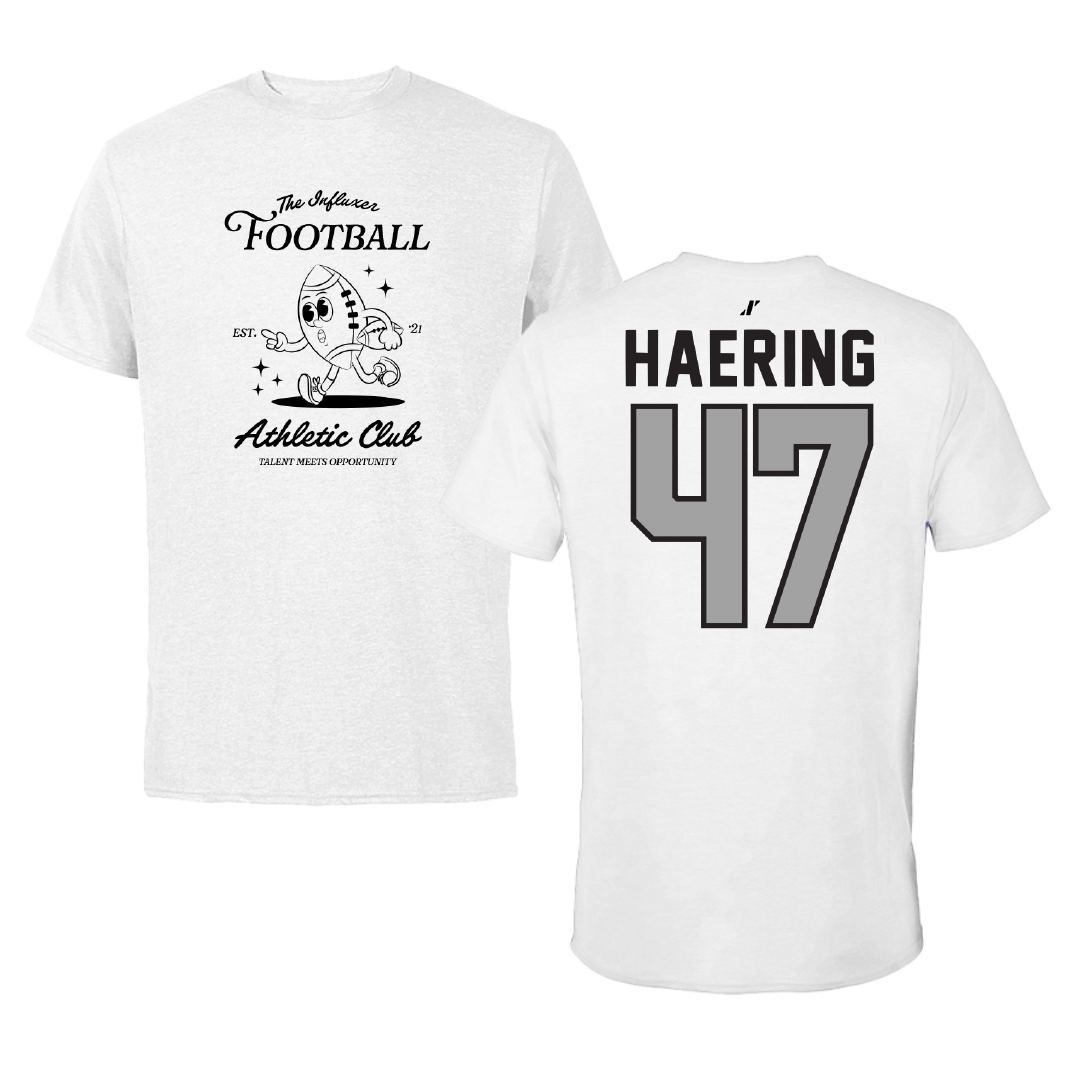 Football White Influxer Athletic Club Tee - #47 Mark Haering