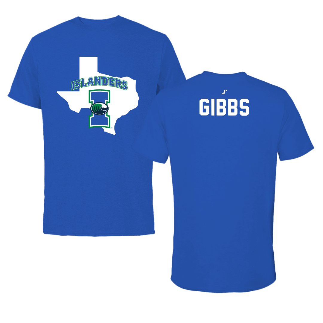 Texas A&M University-Corpus Christi Golf Blue State Tee - Samantha Gibbs