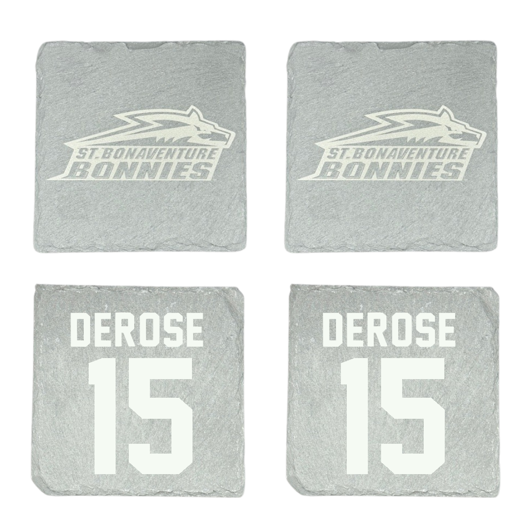St. Bonaventure University Basketball Stone Coaster (4 Pack)  - #15 Jack DeRose