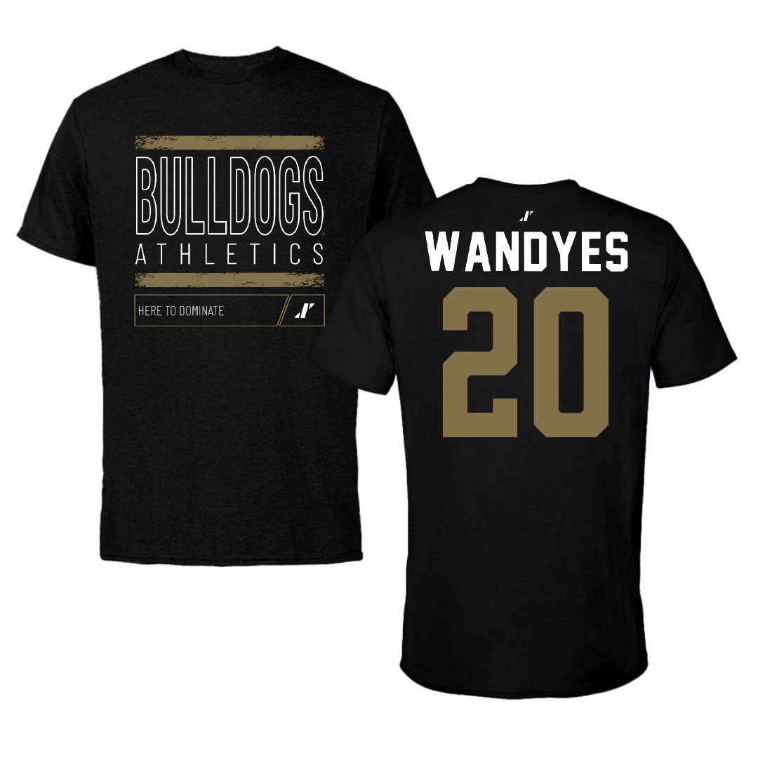Bryant University Soccer Black Dominate Tee - #20 Kelsie Wandyes