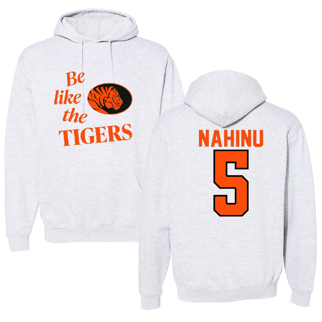 East Central University Volleyball Light Gray Be Like Us Hoodie - #5 Angel Nahinu