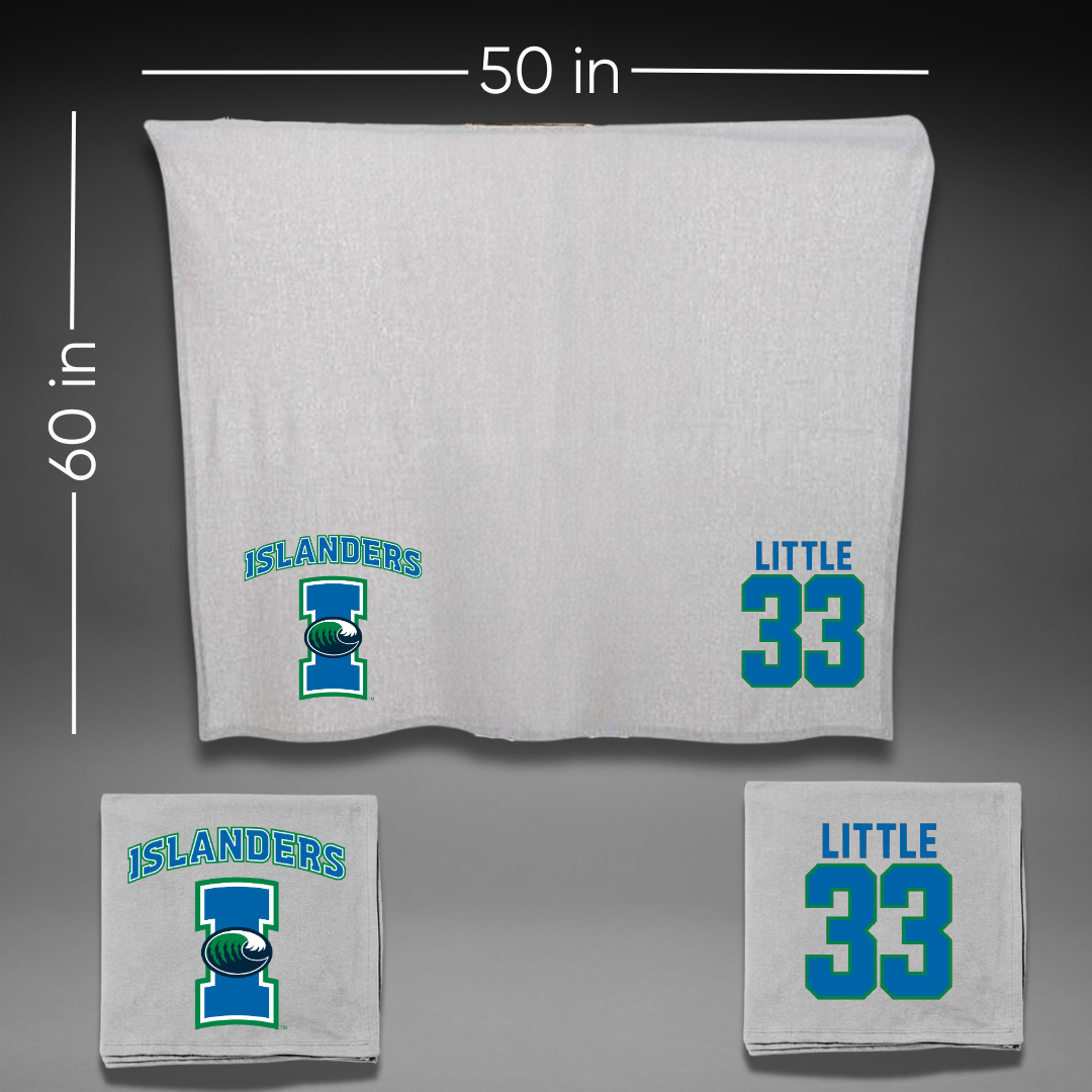 Texas A&M University-Corpus Christi Volleyball Gray Blanket - #33 Tayah Little