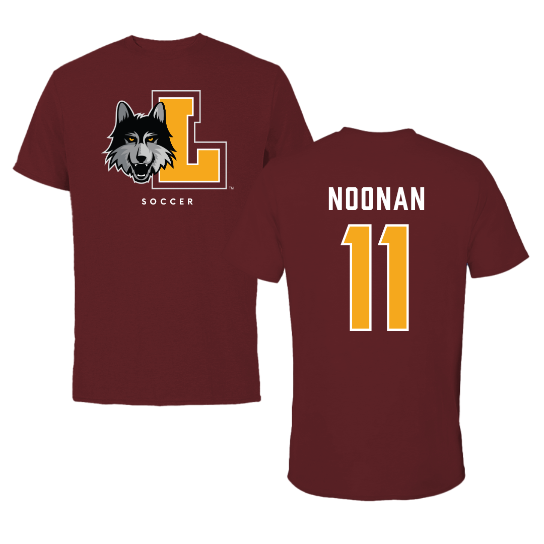 Loyola University-Chicago Soccer Maroon Mascot Performance Tee - #11 Sarah Noonan