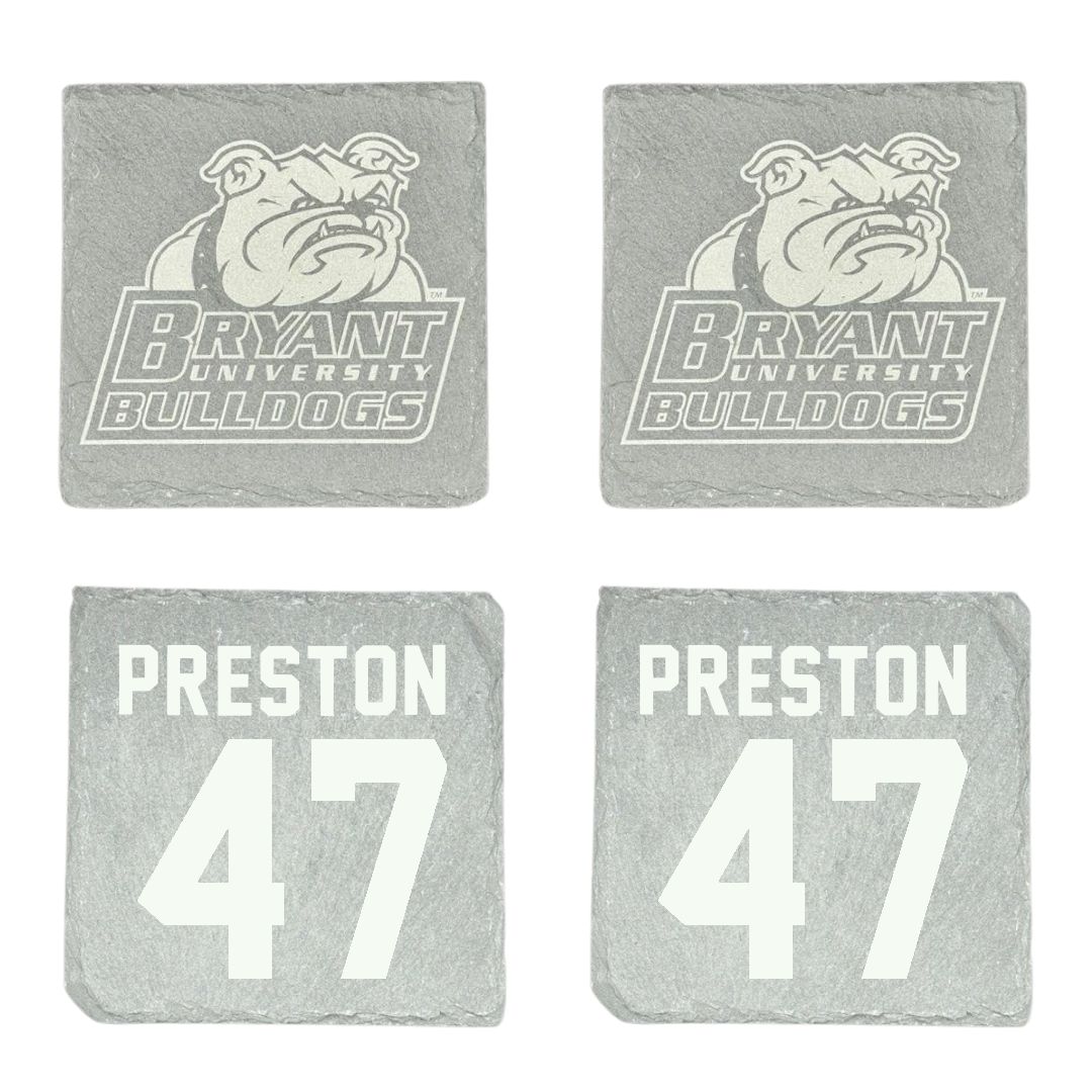 Bryant University Lacrosse Stone Coaster (4 Pack)  - #47 Trevor Preston