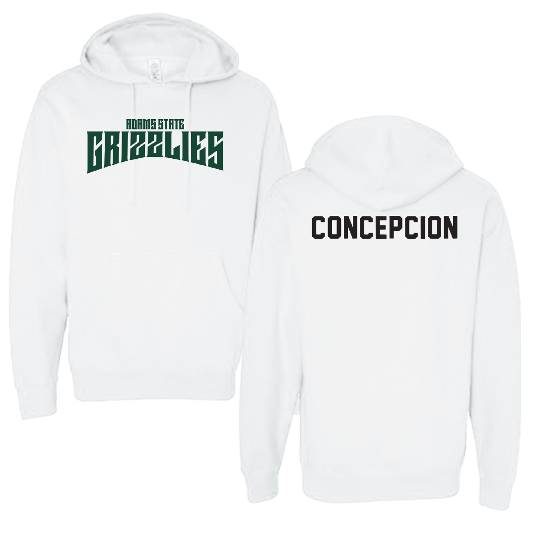 Adams State University Wrestling White Classic Hoodie - Adam Concepcion