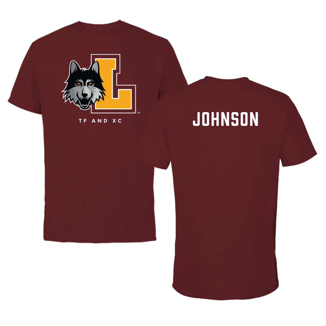 Loyola University-Chicago TF and XC Maroon Mascot Tee - Jayla Johnson