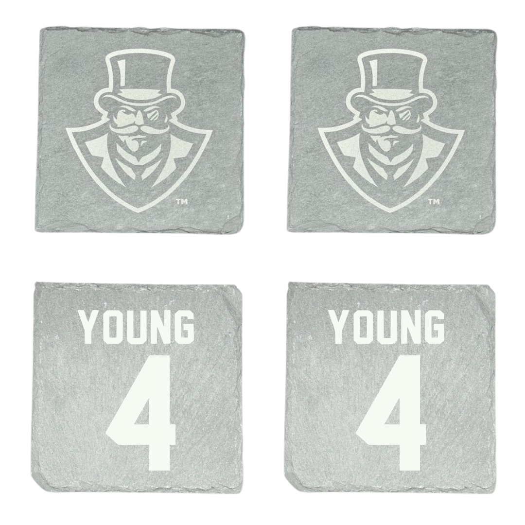 Austin Peay State University Soccer Stone Coaster (4 Pack)  - #4 Carolyne Young