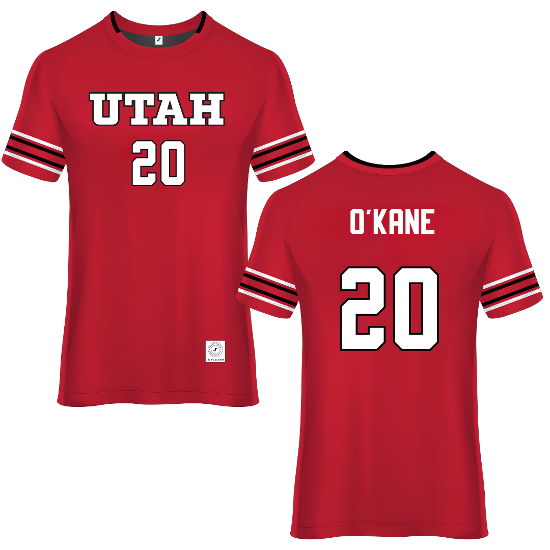 University of Utah Red Soccer Jersey - #20 Katie O'Kane