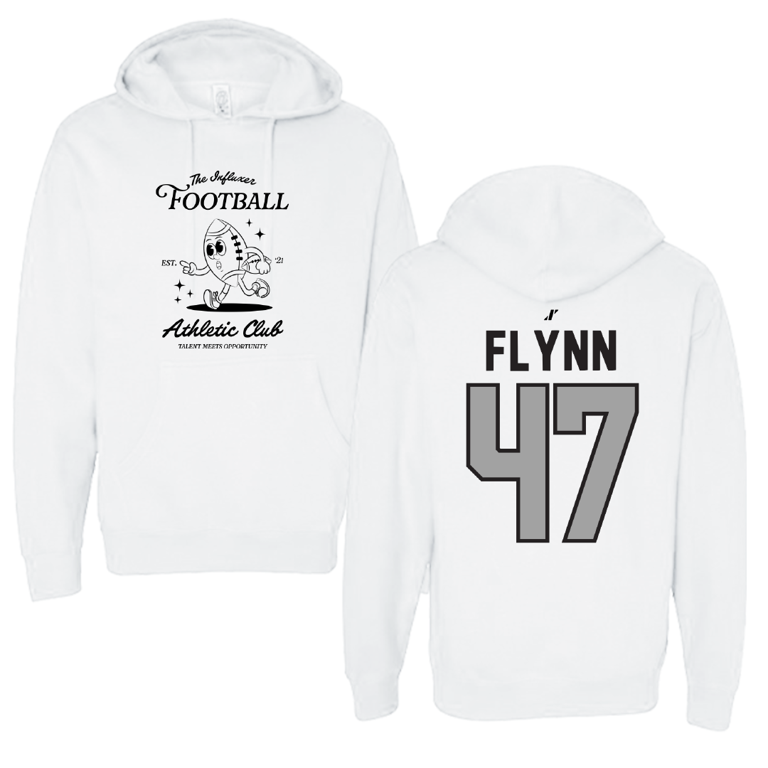 Football White Influxer Athletic Club Hoodie - #47 Mack Flynn