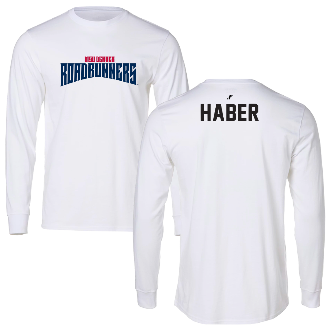 Metropolitan State University of Denver Tennis White Classic Long Sleeve - Hanna Haber