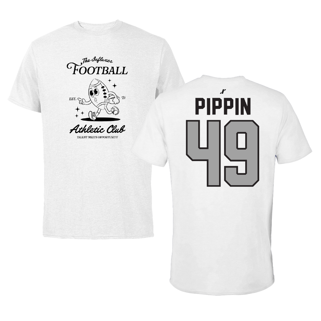 Football White Influxer Athletic Club Tee - #49 DC Pippin