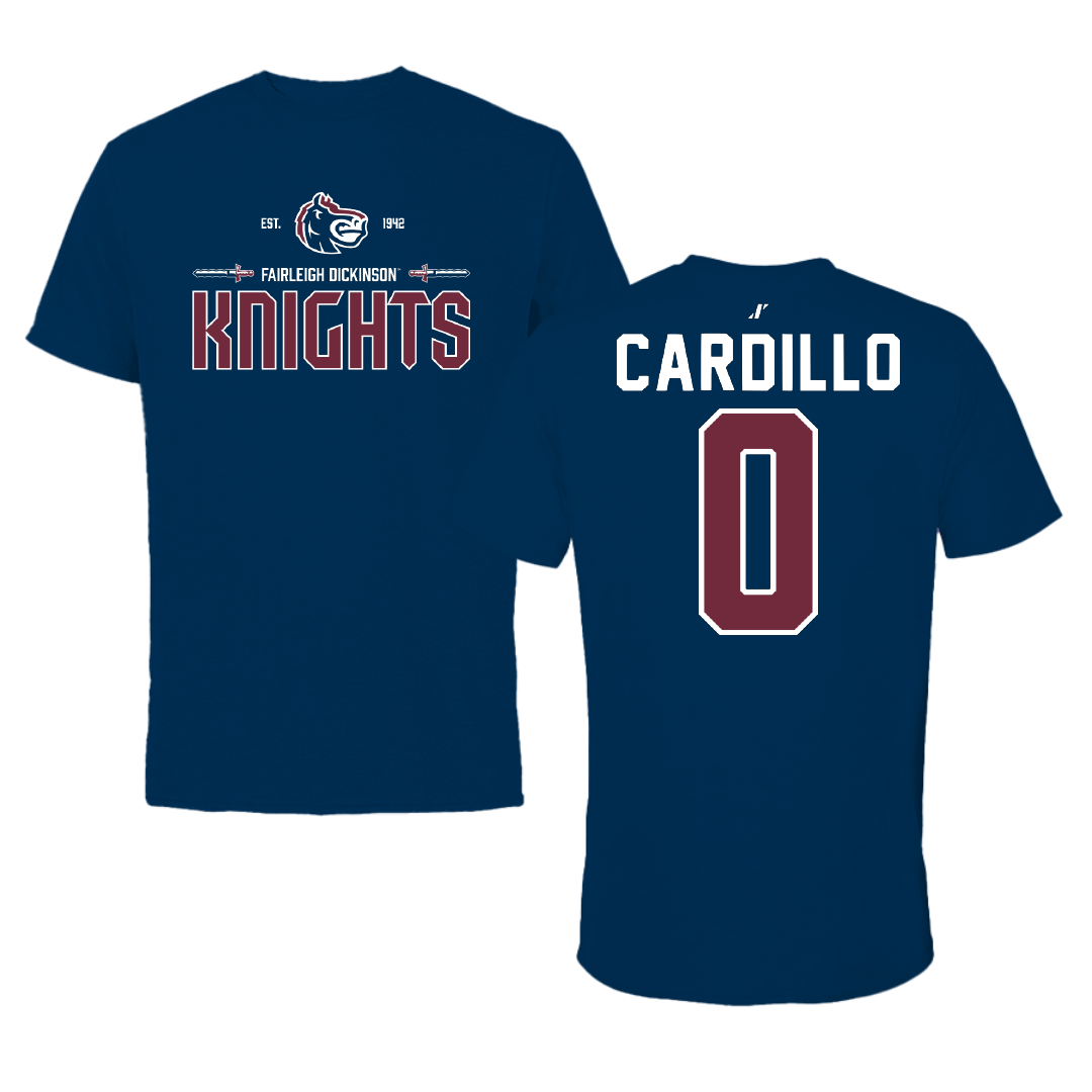 Fairleigh Dickinson University-Metropolitan Campus Soccer Navy General Performance Tee - #0 Faith Cardillo