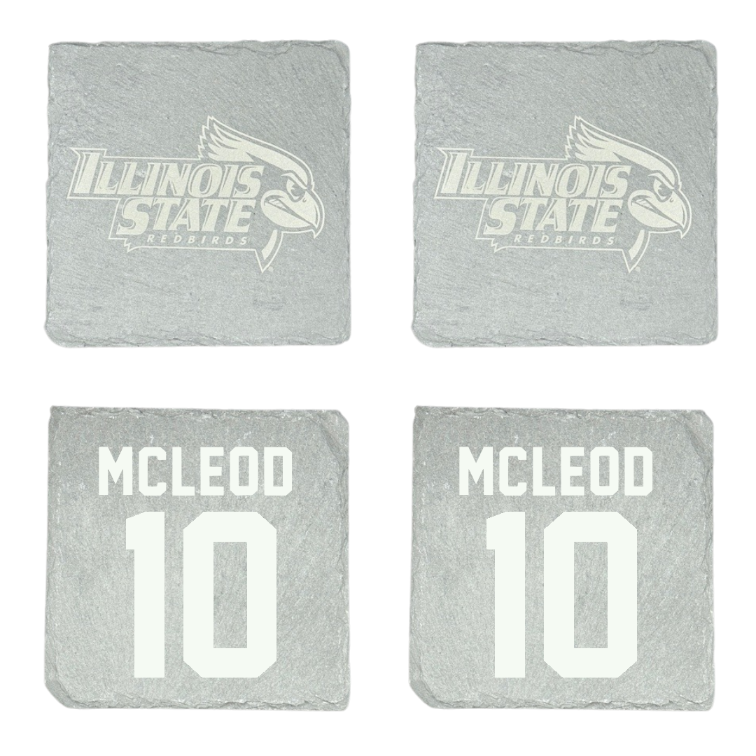 Illinois State University Softball Stone Coaster (4 Pack)  - #10 Paige McLeod