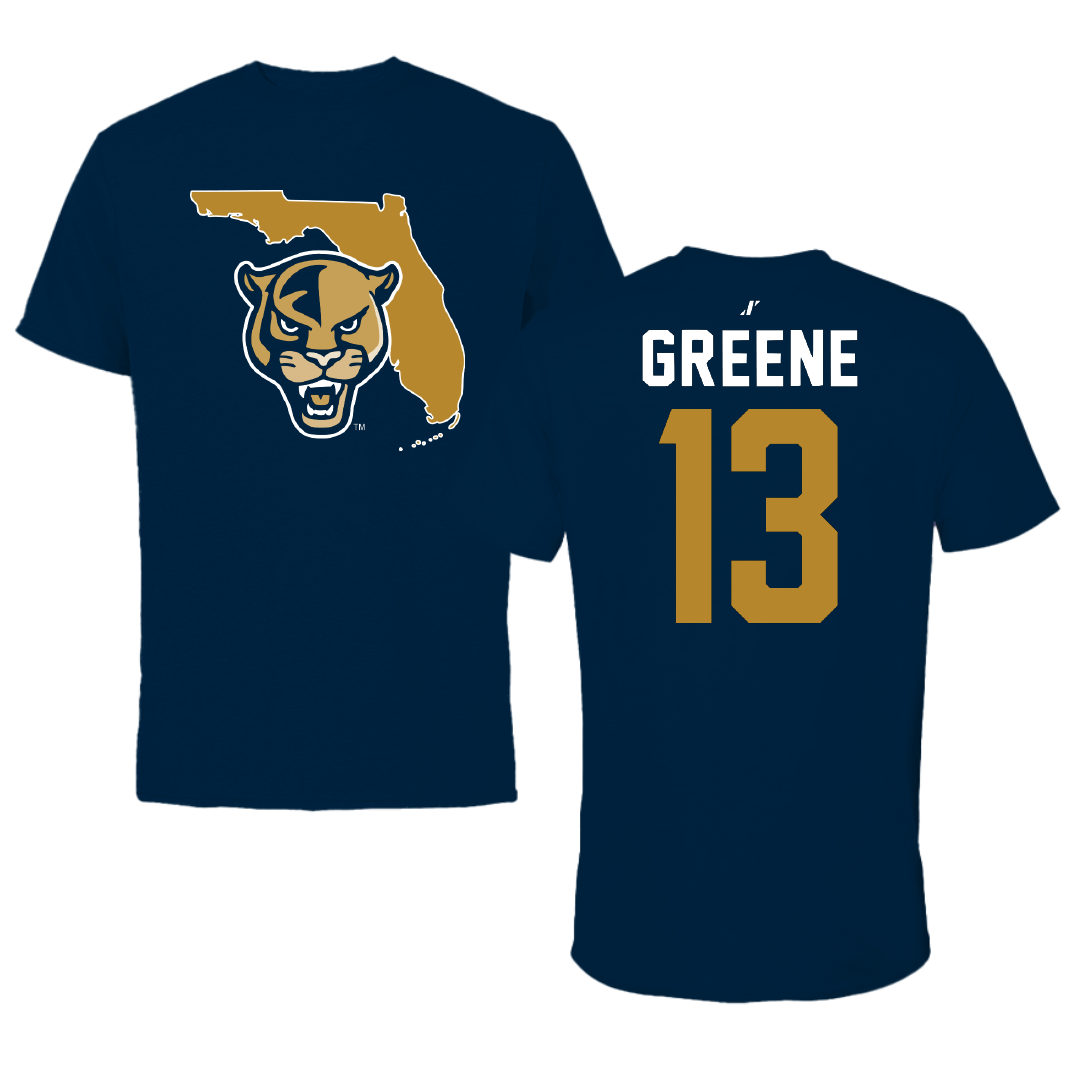 Florida International University Baseball Navy State Performance Tee - #13 Bryce Greene
