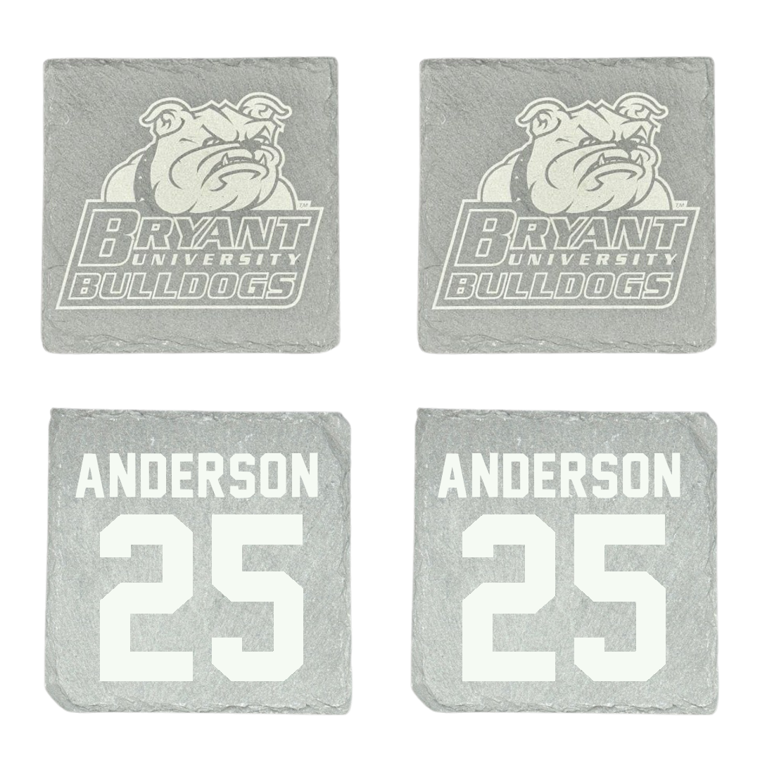 Bryant University Football Stone Coaster (4 Pack)  - #25 Devon Anderson