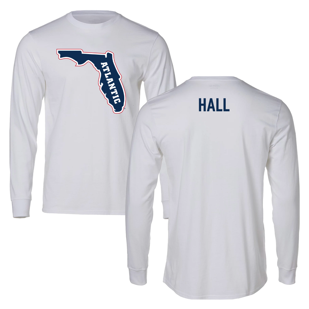 Florida Atlantic University Cheer White Long Sleeve - Ashley Hall