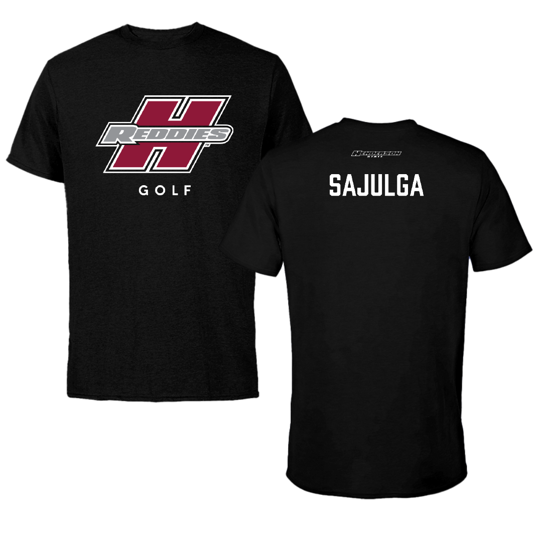 Henderson State University Golf Black Performance Tee - Felisa Sajulga