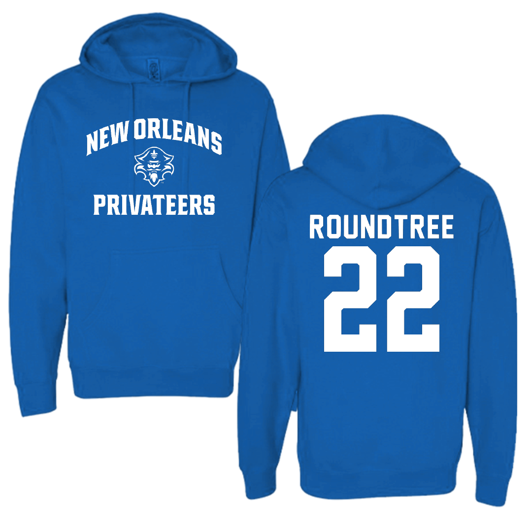 University of New Orleans Volleyball Blue General Hoodie - #22 Courtney Roundtree