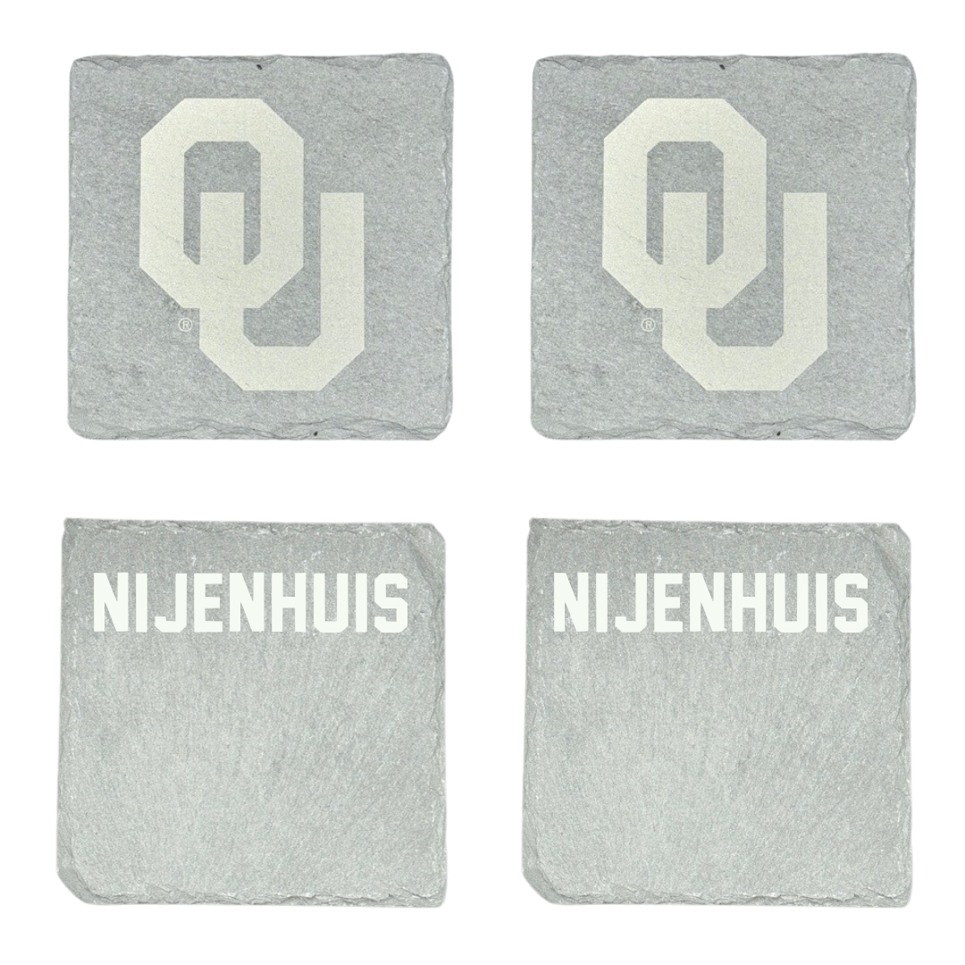 University of Oklahoma Wrestling Stone Coaster (4 Pack)  - Gerrit Nijenhuis