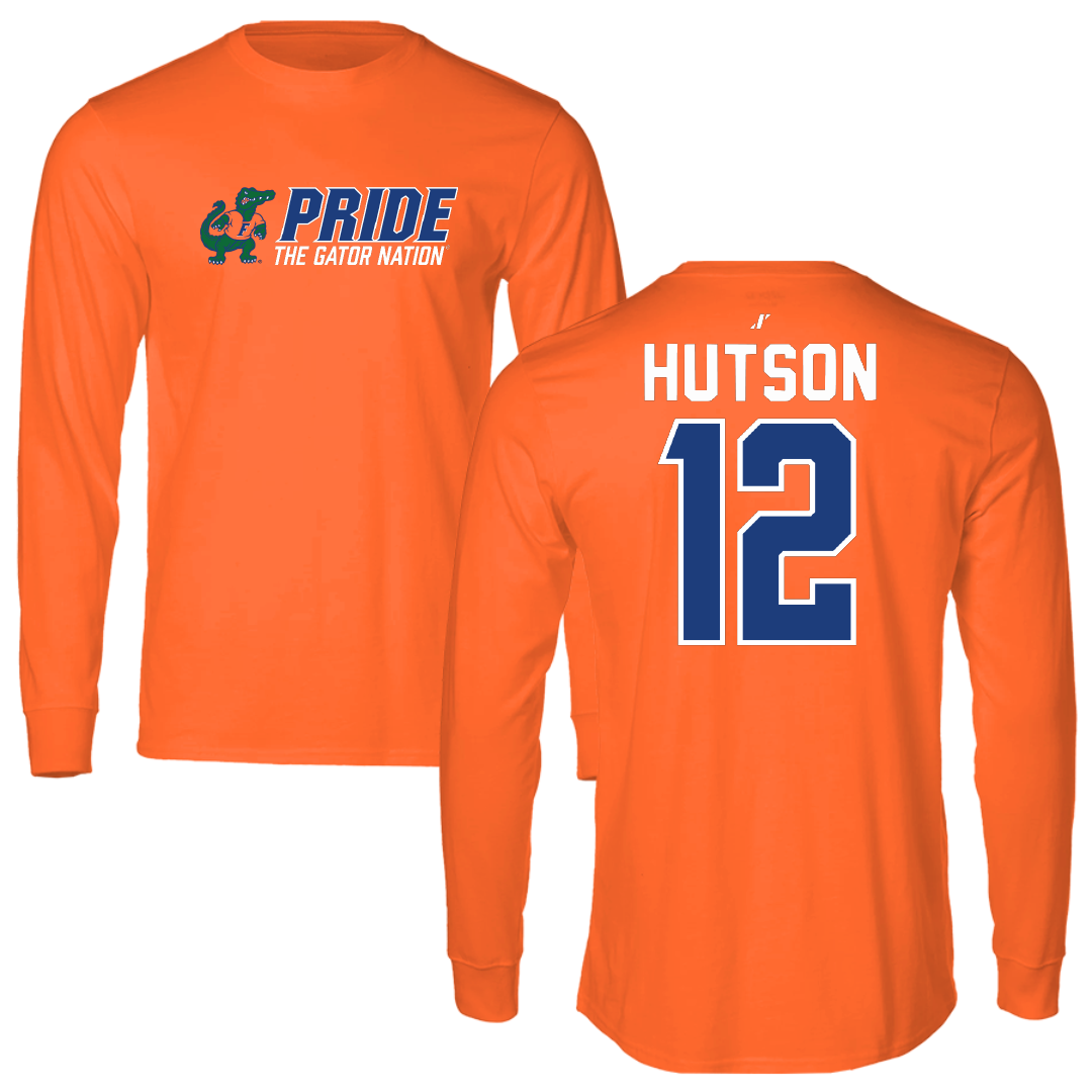 University of Florida Volleyball Orange General Long Sleeve - #12 Kira Hutson