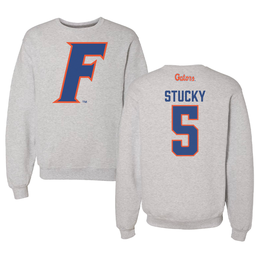 University of Florida Volleyball Gray Crewneck - #5 Alexis Stucky