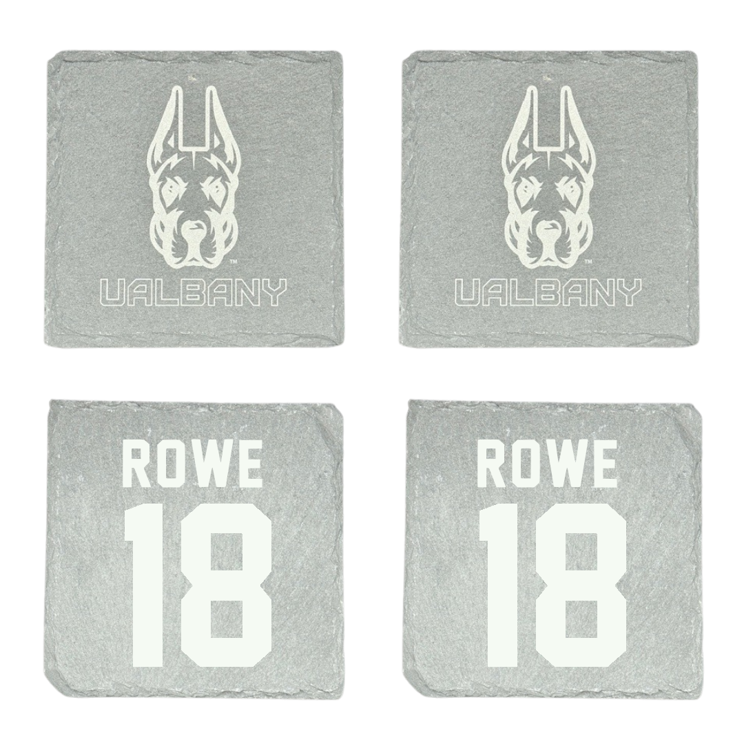University at Albany Lacrosse Stone Coaster (4 Pack)  - #18 Courtney Rowe
