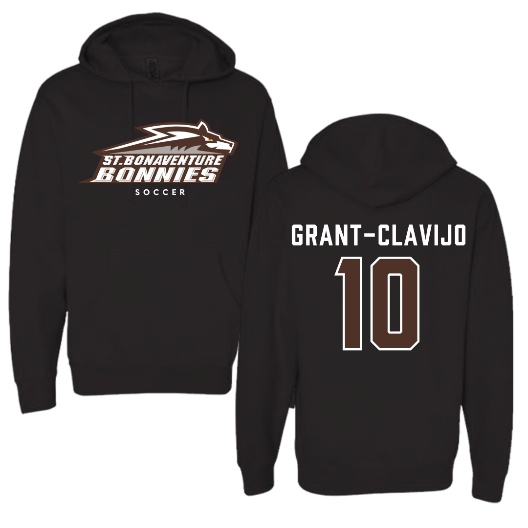 St. Bonaventure University Soccer Black Hoodie - #10 Allie Grant-Clavijo