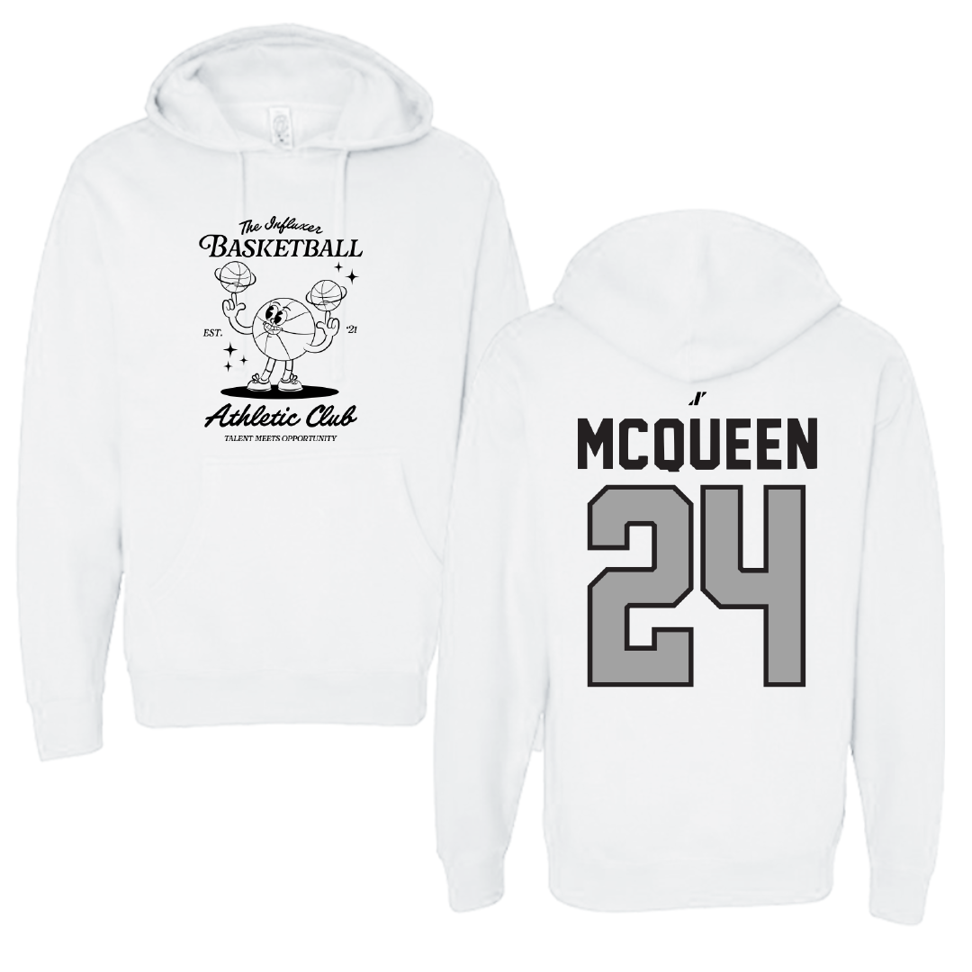 Basketball White Influxer Athletic Club Hoodie - #24 Kennady McQueen