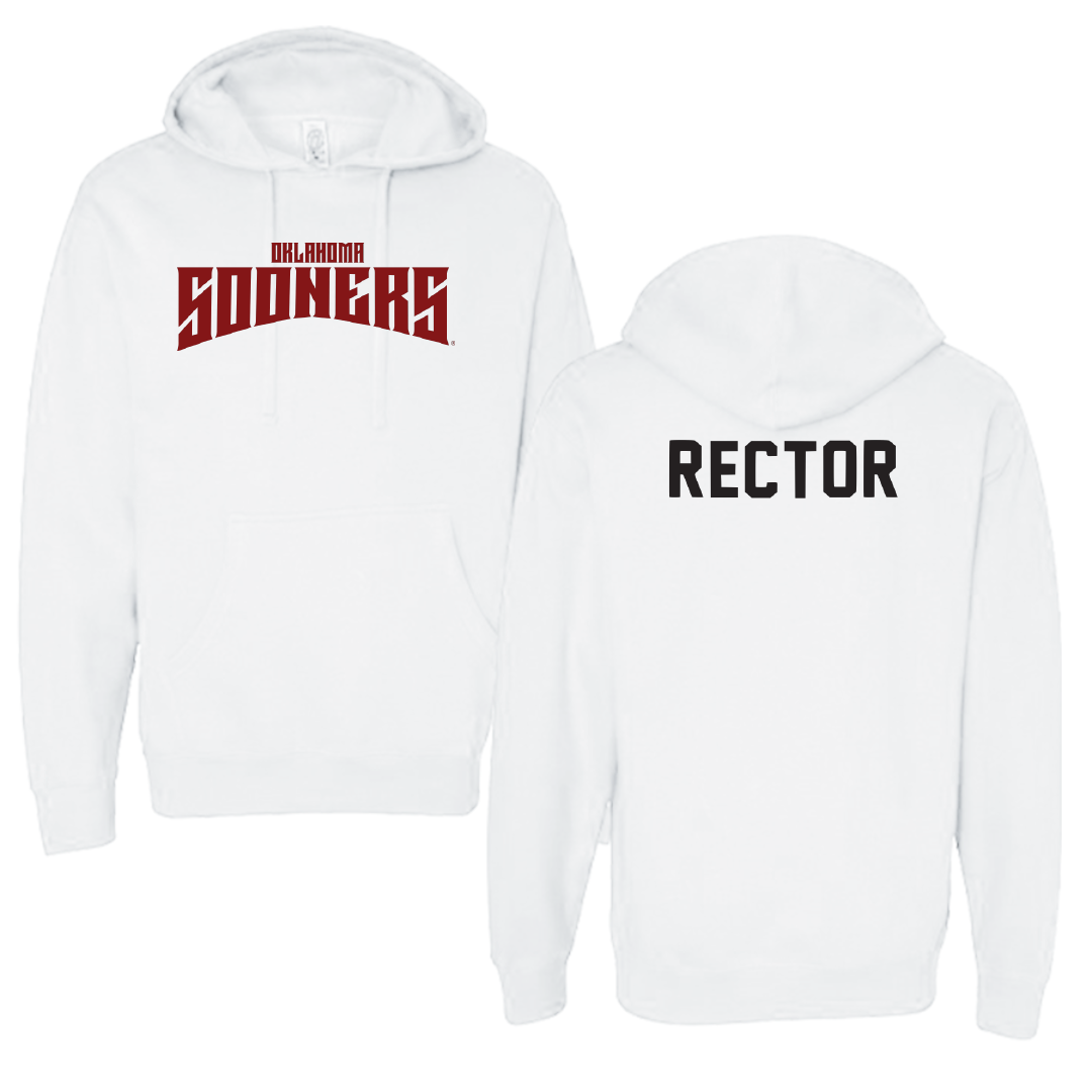 University of Oklahoma Rowing White Classic Hoodie - Lily Rector