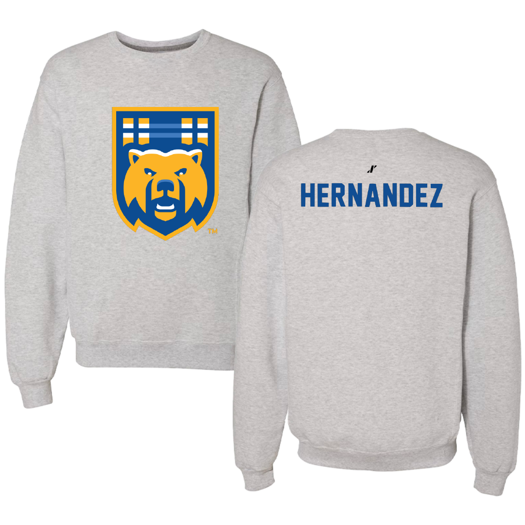 University of California-Riverside TF and XC Light Gray Crewneck - Lauren Hernandez