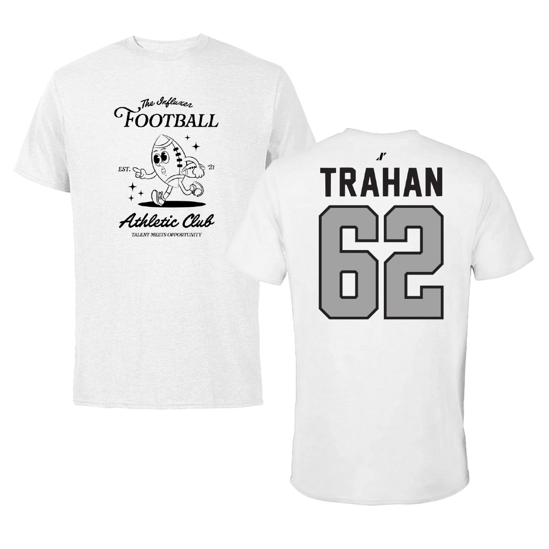 Football White Influxer Athletic Club Tee - #62 Seth Trahan