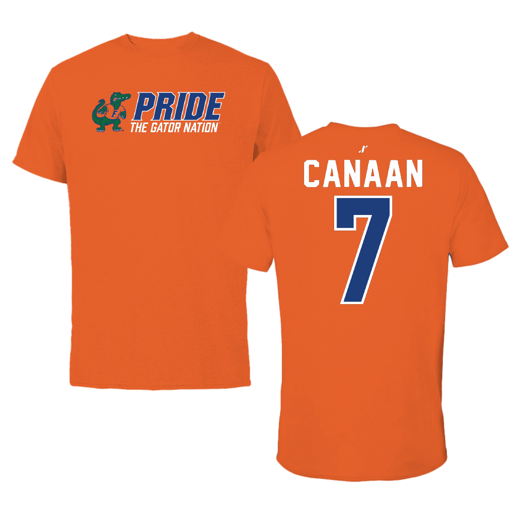 University of Florida Volleyball Orange General Tee - #7 Emily Canaan