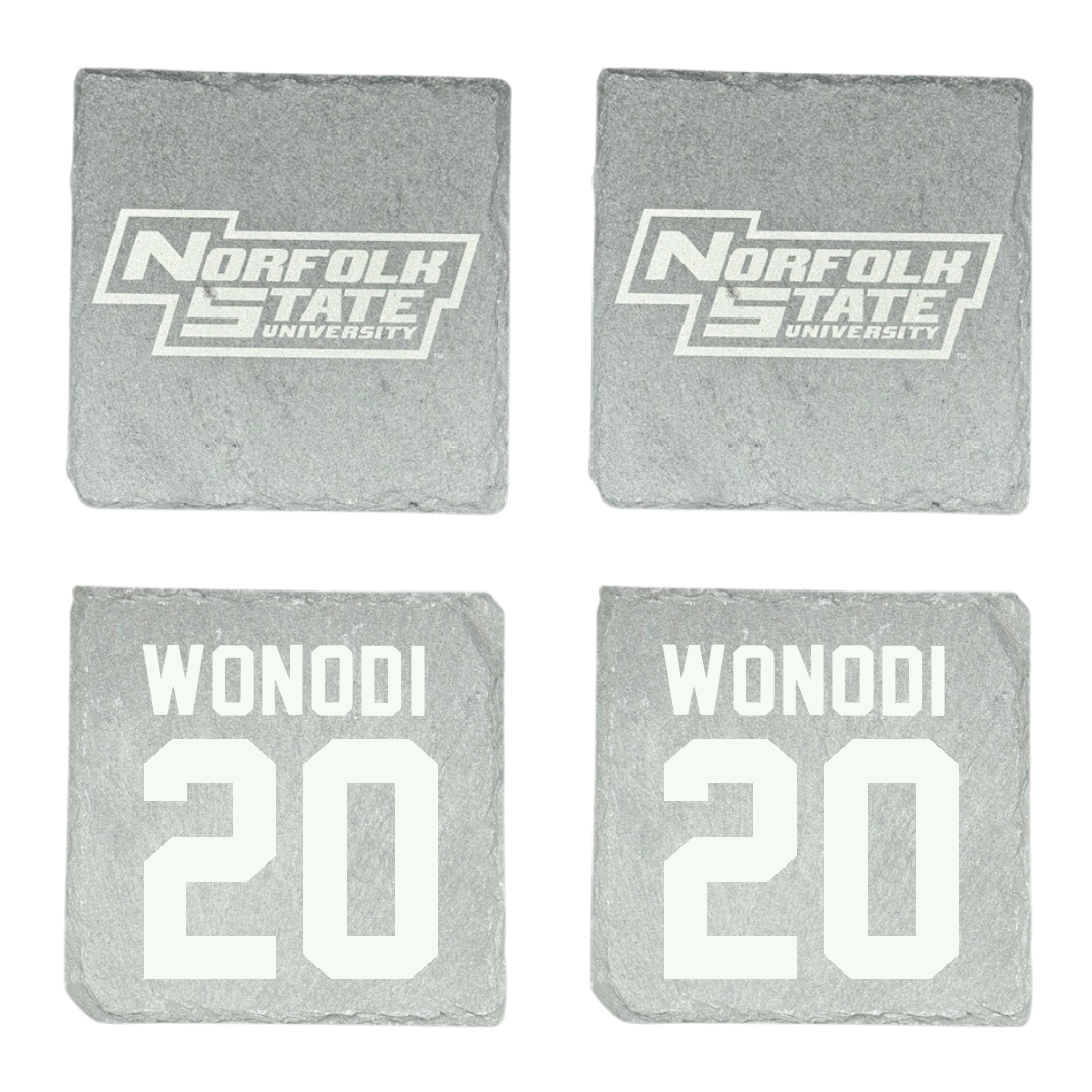 Norfolk State University Football Stone Coaster (4 Pack)  - #20 Jason Wonodi