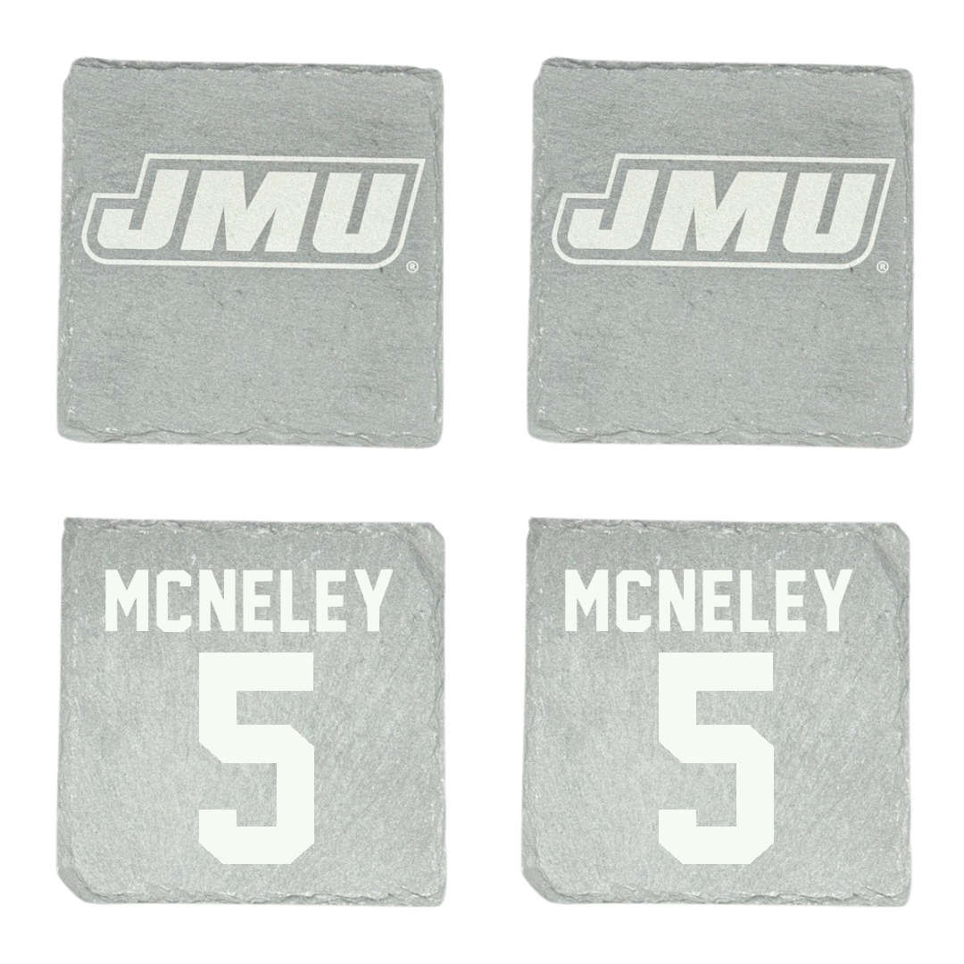 James Madison University Volleyball Stone Coaster (4 Pack)  - #5 Julia McNeley