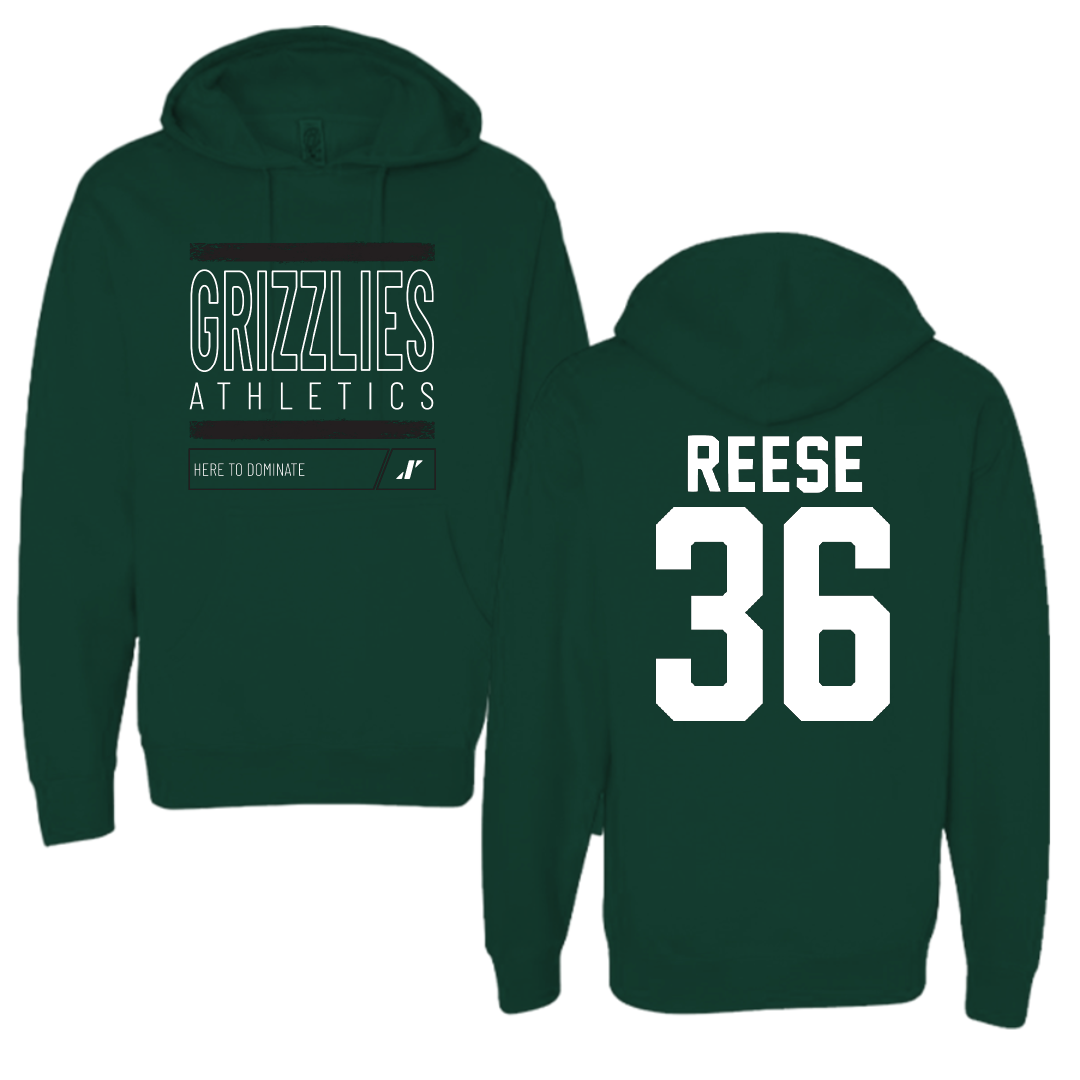 Adams State University Soccer Forest Green Dominate Hoodie - #36 Kaidin Reese