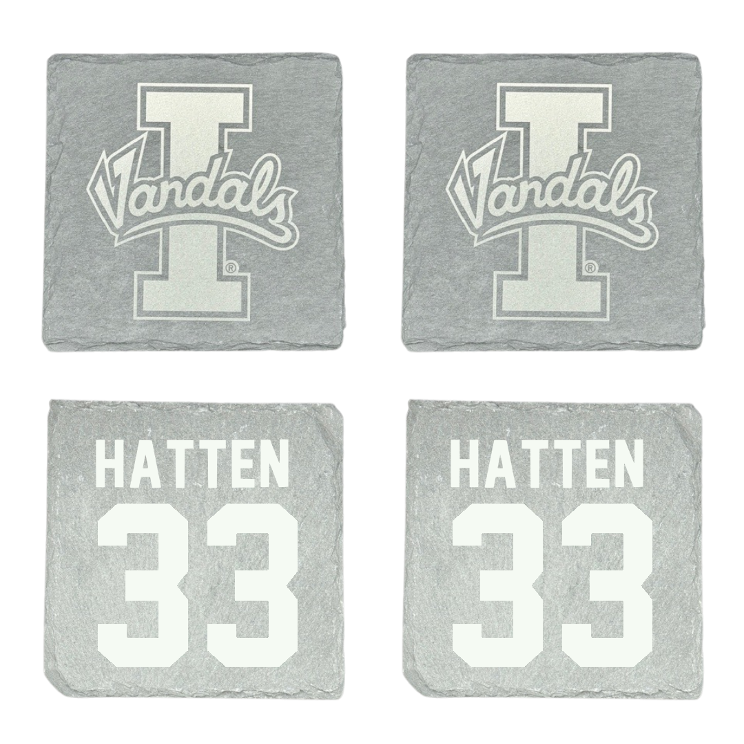 University of Idaho Basketball Stone Coaster (4 Pack)  - #33 Jack Hatten