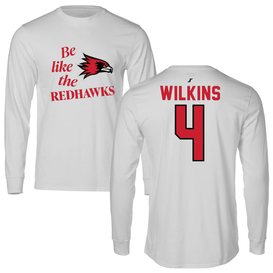 Southeast Missouri State University Softball Light Gray Be Like Us Long Sleeve - #4 Kinley Wilkins