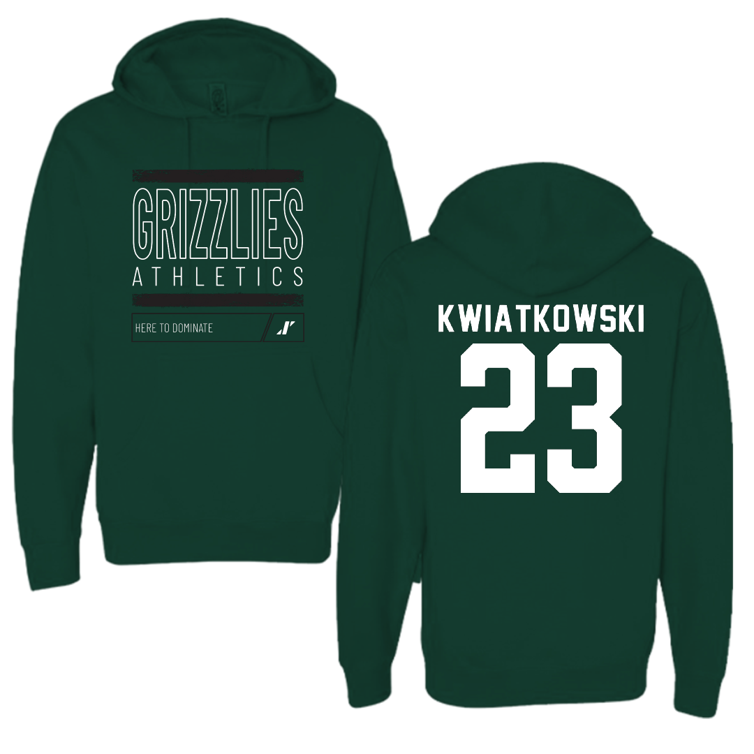 Adams State University Soccer Forest Green Dominate Hoodie - #23 Hailey Kwiatkowski