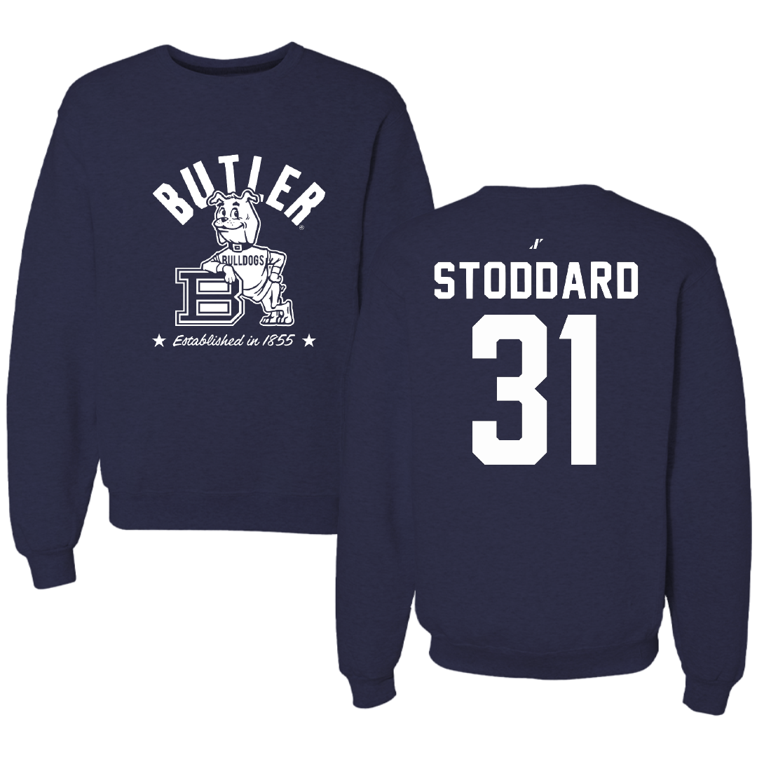 Butler University Basketball Navy General Crewneck - #31 Lillian Stoddard