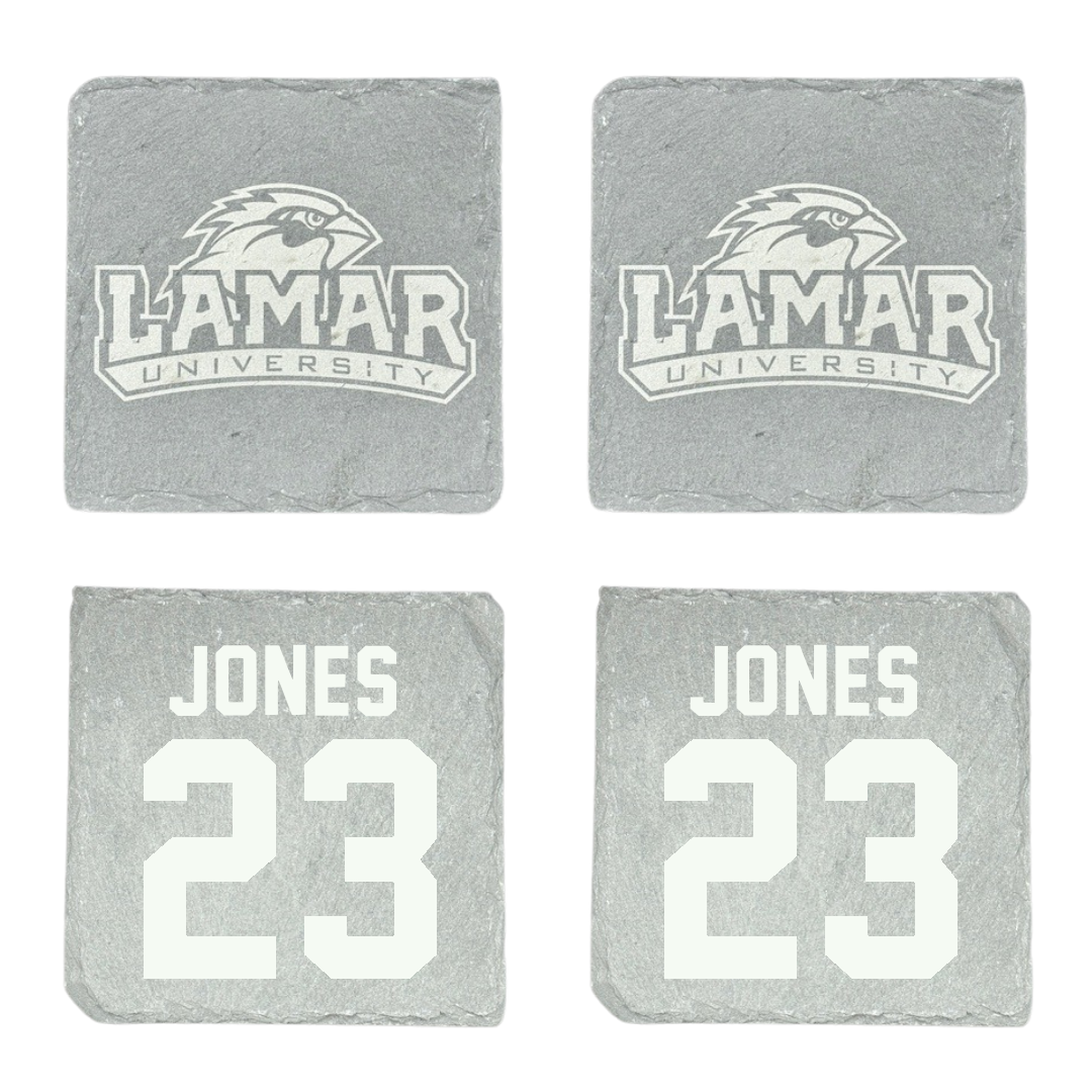 Lamar University Basketball Stone Coaster (4 Pack)  - #23 Elise Jones
