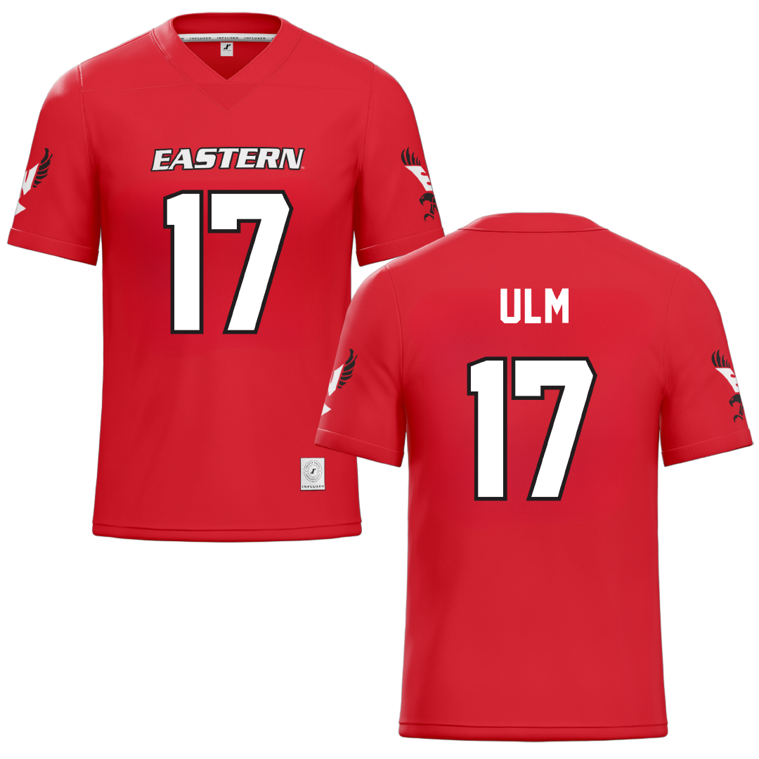 Eastern Washington University Red Football Jersey - #17 Nolan Ulm
