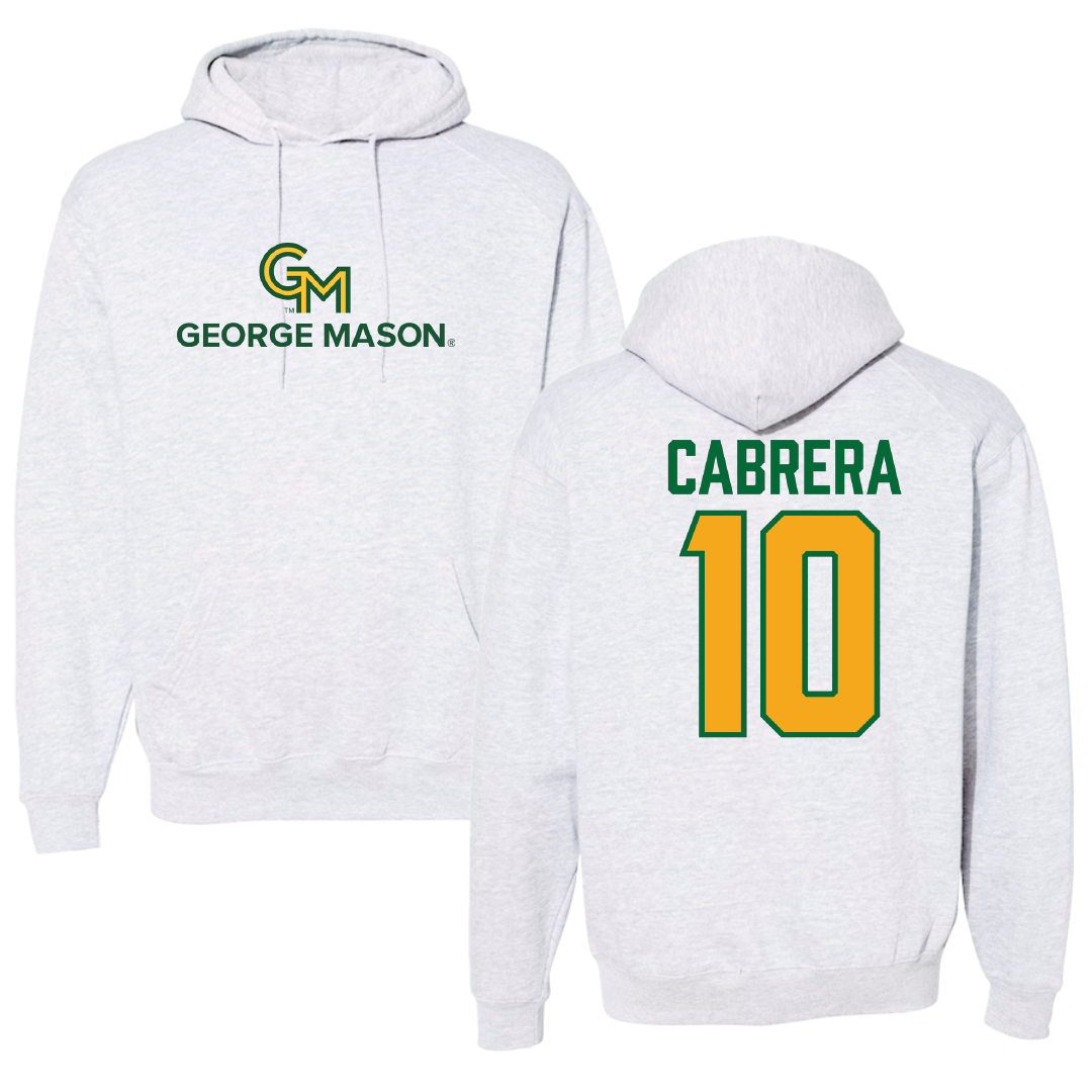 George Mason University Lacrosse Gray Hoodie - #10 Madison Cabrera