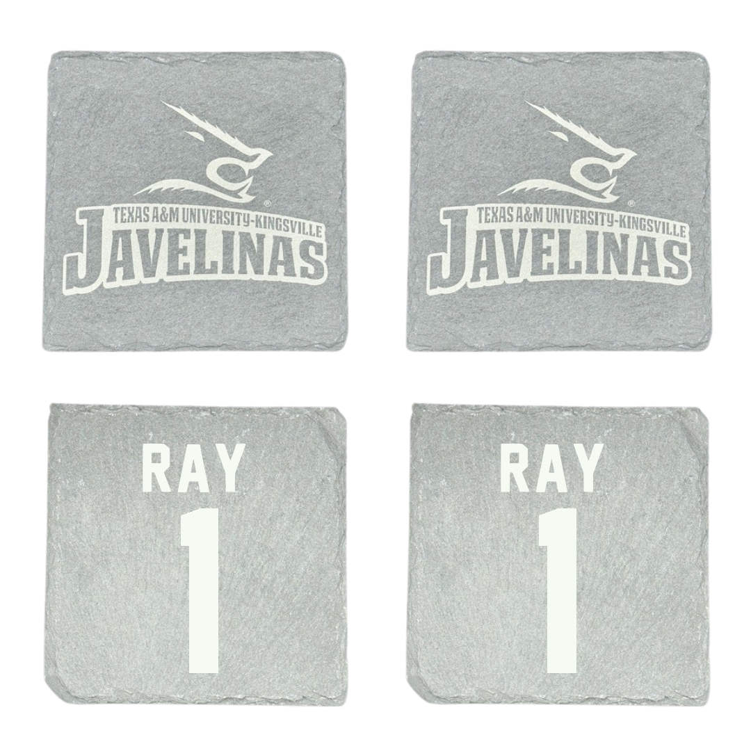 Texas A&M University-Kingsville Basketball Stone Coaster (4 Pack)  - #1 Shelby Ray