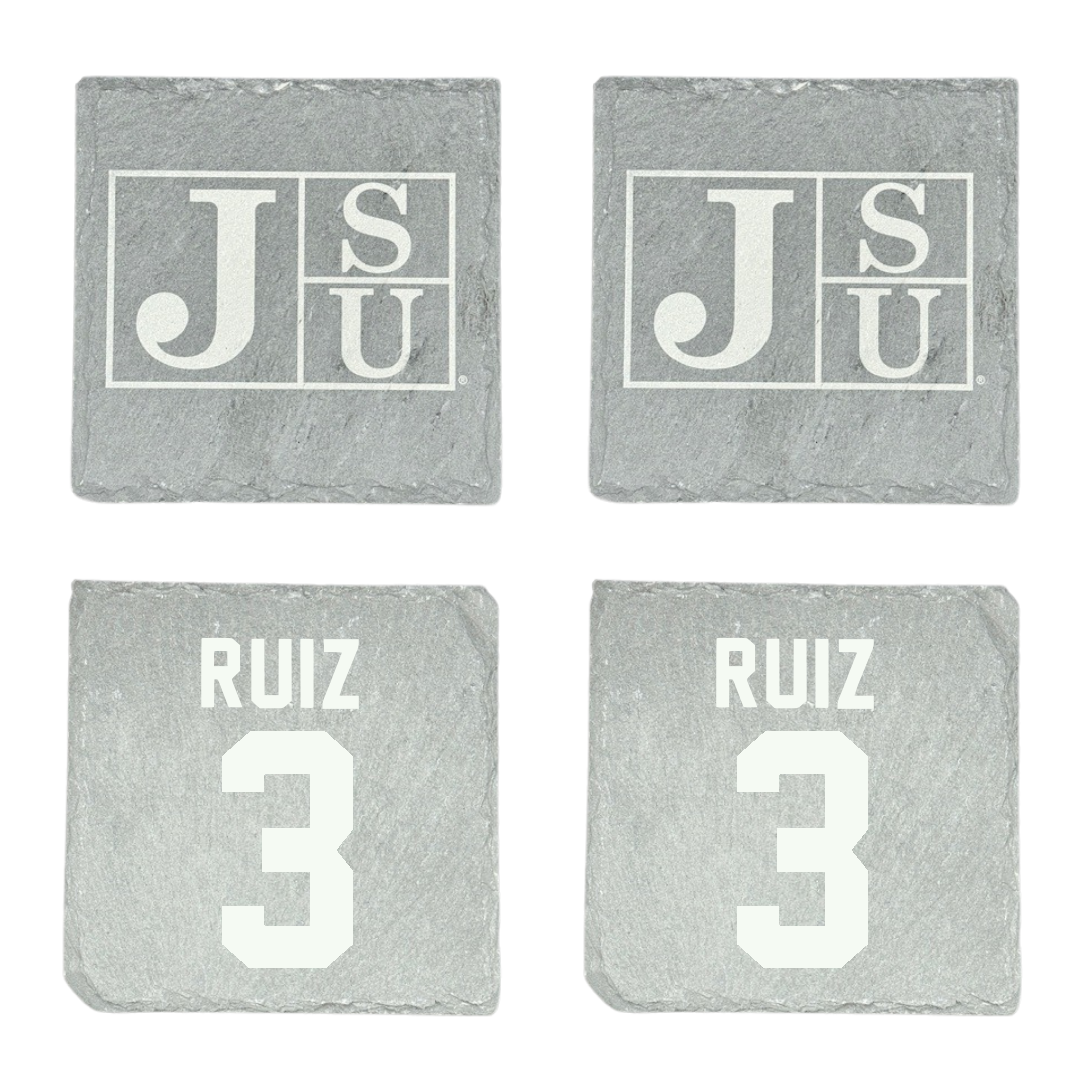 Jackson State University Softball Stone Coaster (4 Pack)  - #3 Amaya Ruiz